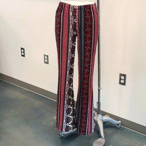 2 flare leg pants, boho pants, retro, XL
